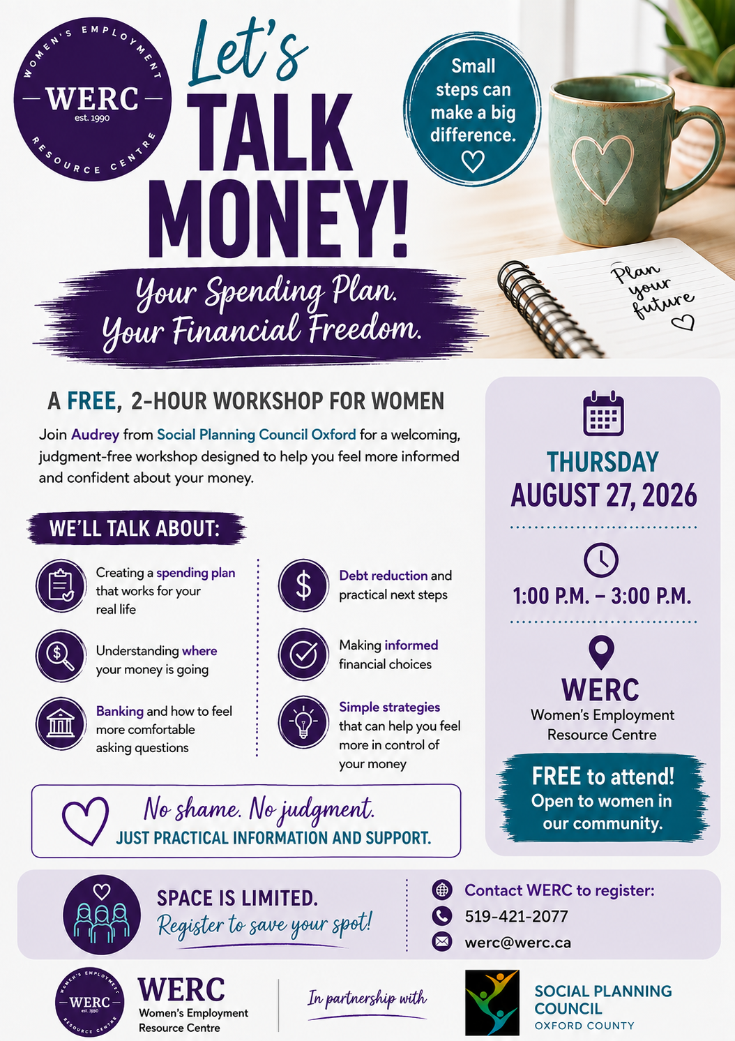 lets talk money info